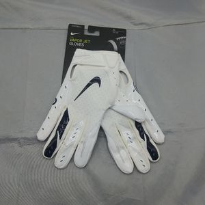 NIKE VAPOR JET 5.0 NFL L.A. RAMS RECEIVER FOOTBALL GLOVES, CK2859-139 Sz L or XL
